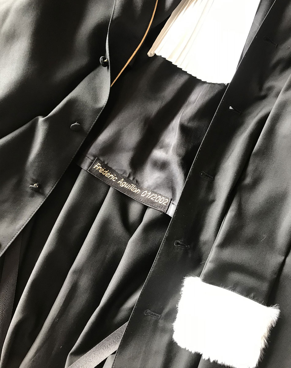 Tenue d'avocat